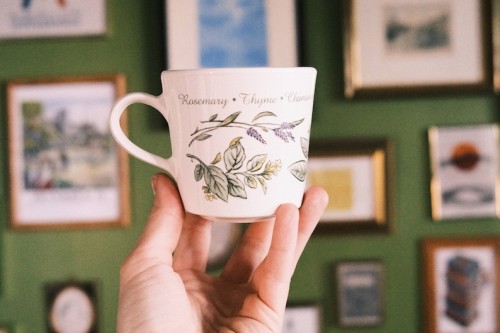 figdays:    Vintage Thymeless Herbs Mug // LostTreasuresCorner