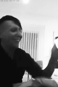 marilynsgirl95:  6dickpimp: Very adorable drunk Marilyn Manson c:   This is so cute