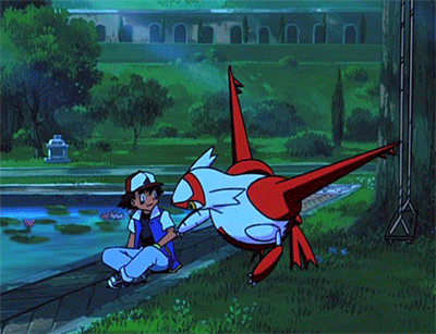 ask-yumi-ishiyama:  therainbowbandit:  okay but latias is just hardcore flirting with ash tho  OOC:I never noticed this while watching the movie, but the girl’s grandfather — who looks an awful lot like Watson to me — his eyes…they’re so…dead.