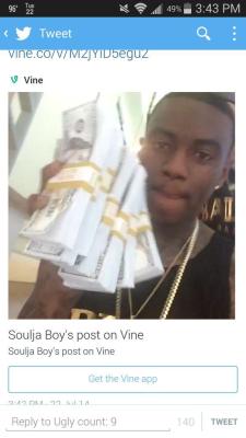 2-shane-s:  tayelchapo:  stacksbreadup:  thisiselliz:  :/  Soulja nooooooooooo  smhhhhhhh   