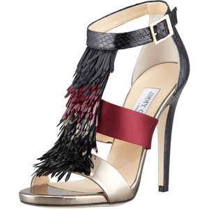 fringe heels are beautiful and bring attention to your feet, in varied colors, he makes it look bold