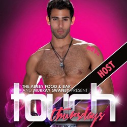 pablohernandezofficial:  I’m hosting Touch Thursdays @theabbeyweho tonight. Free @andrewchristianintl giveaways and shots every half hour. Come get it 😜 #murrayswanbypresents #touchthursdays #weho #party #fun #friends #gay #hot #beautiful #men  (at