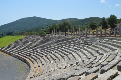 greek-museums:Ancient Messene / Stadium and Gymnasium:The Stadium and the Gymnasium form together on