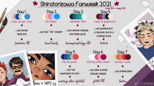 stzfanweek: ☆*。★ﾟ*♪ SHIRATORIZAWA FANWEEK 2021 ! !Fellow Shiratorizawa fans… are you tired of