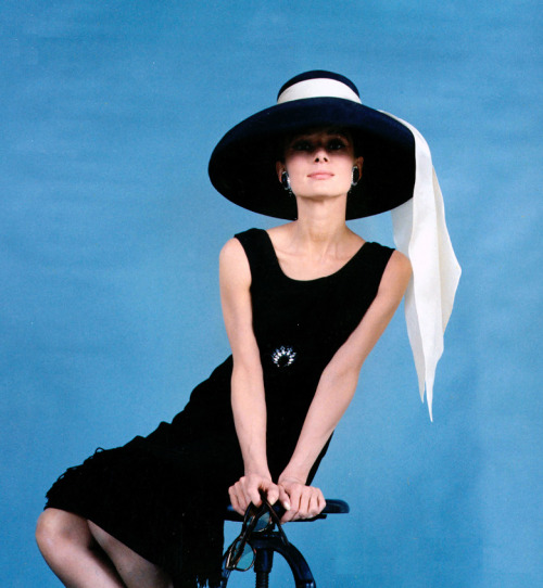 Audrey Hepburn, Breakfast At Tiffany’s photoshoot outtakes.