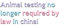 porcelainvalkyrie:  pistachiou:  veganmakeup:  Today is an amazing day! Animal testing for cosmetics in china is no longer required by law! It’s all thanks to the hard work of Activists from organizations like Be Cruelty Free China and The Humane