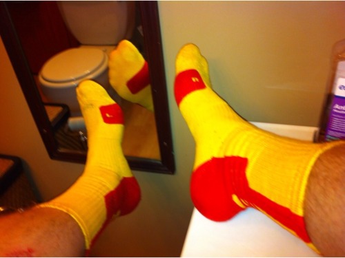 Bi-soxual (love athletic and dress socks)