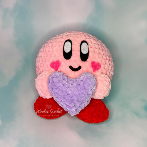 ericacrochets: Kirby with Heart Plush by Allison WonderFree Crochet Pattern Here Well, I know what I