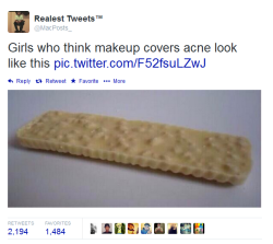 dont-date-kelso:  panerasexual:  versacegravy:  GOD.  this is so mean? like..who cares?? maybe girls do it because it makes them feel better?? you’re gonna complain if we dont cover acne and you will if we do too ! just shut up no one caaaaares  someone