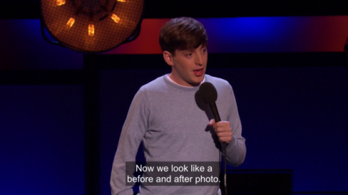 jewishdragon: idk who deleted my caption but whoever it was is an asshole because I named the comedian in it to give him the credit he deserves! This comedian is Alex Edelman 