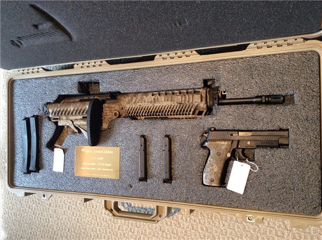gunrunnerhell:  SIG Combo A limited edition pair of SIG Sauer’s iconic rifle and