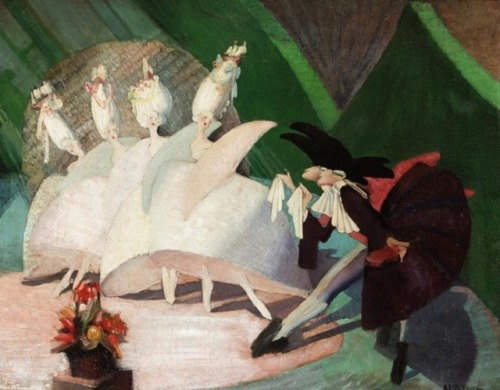 “The ballet” by Anna Zinkeisen (1901-1976) 