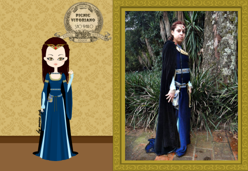 My Medieval GirlLast sunday, I went to Picnic Vitoriano São Paulo wearing my medieval gown, inspired