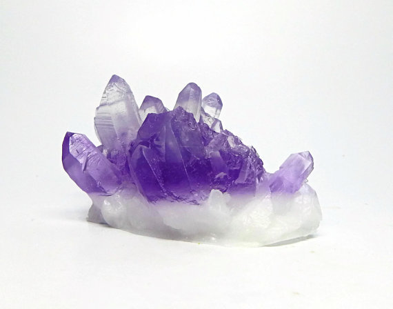 thebohoboutique:  Amethyst Soap //  RockHoundSoap  