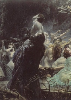 letheane-deactivated20200121: Adolf Hirémy-Hirschl, The Souls of Acheron (1898)