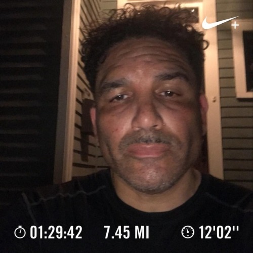 7 mile Saturdaynight.  #5k #10k  #nikejustdoit✔️ #nike #nikecoach #nikefuelfriends #justdoit✔️ #justdoit #runthiscity #runthistown #runnersofinstagram #runthistownportsmouthva #running #run #blackmenrun #blackmenrunvabeach #757runner #757nightnight