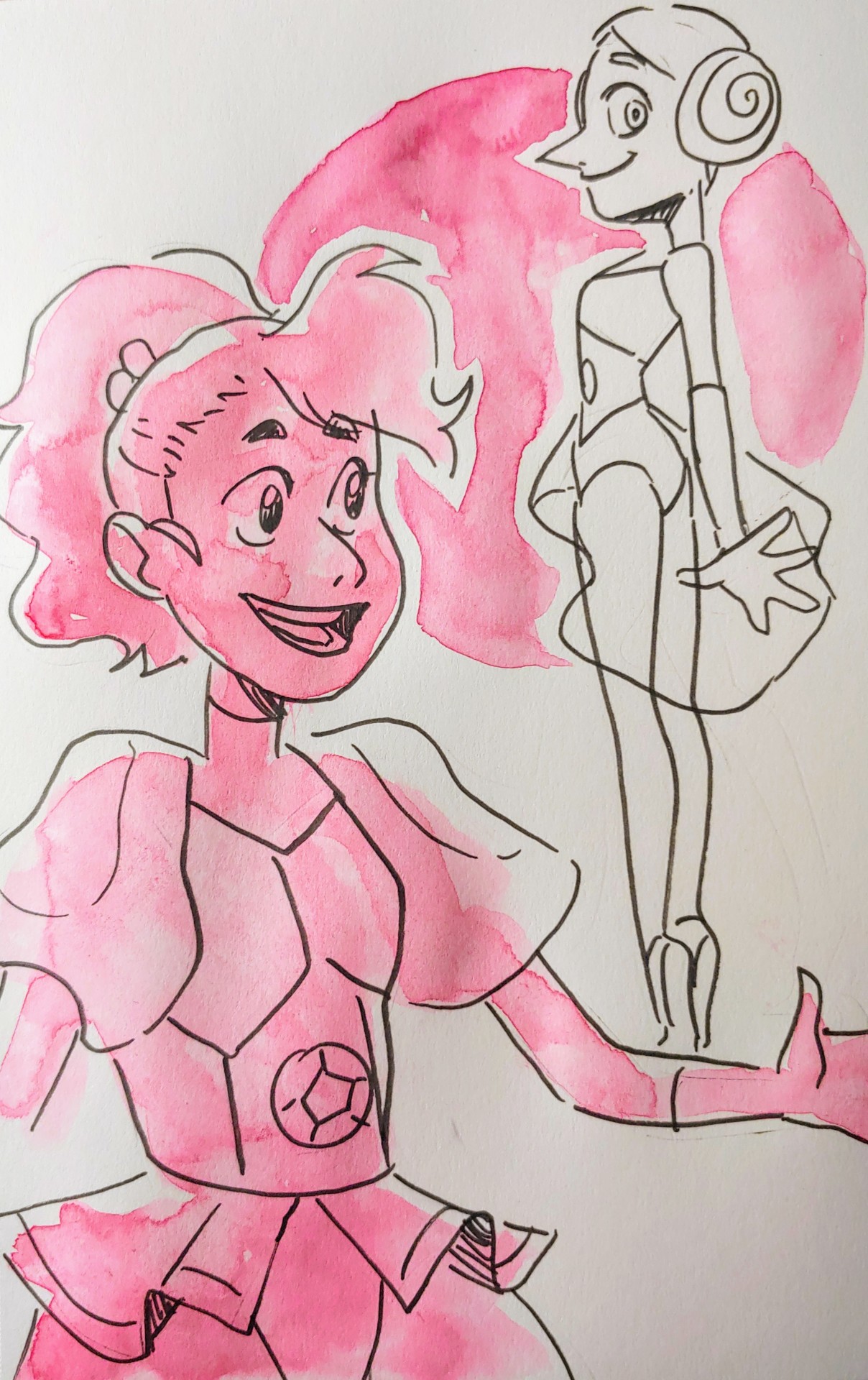 yeajeedraws:    Some watercolor doodles from “Together Alone” 