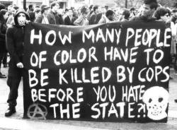 ready-to-fight:  Police officers, security guards, or self-appointed vigilantes extrajudicially killed  at least 313 African-Americans in 2012 according to a recent study. This means a black person was killed by a security officer every 28 hours. The