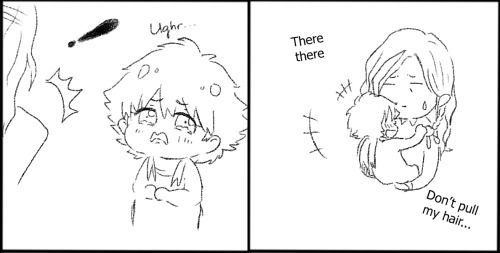 maianh99:  I’m hopeless when it comes to color _[:3J ]Z Baby Au part 3