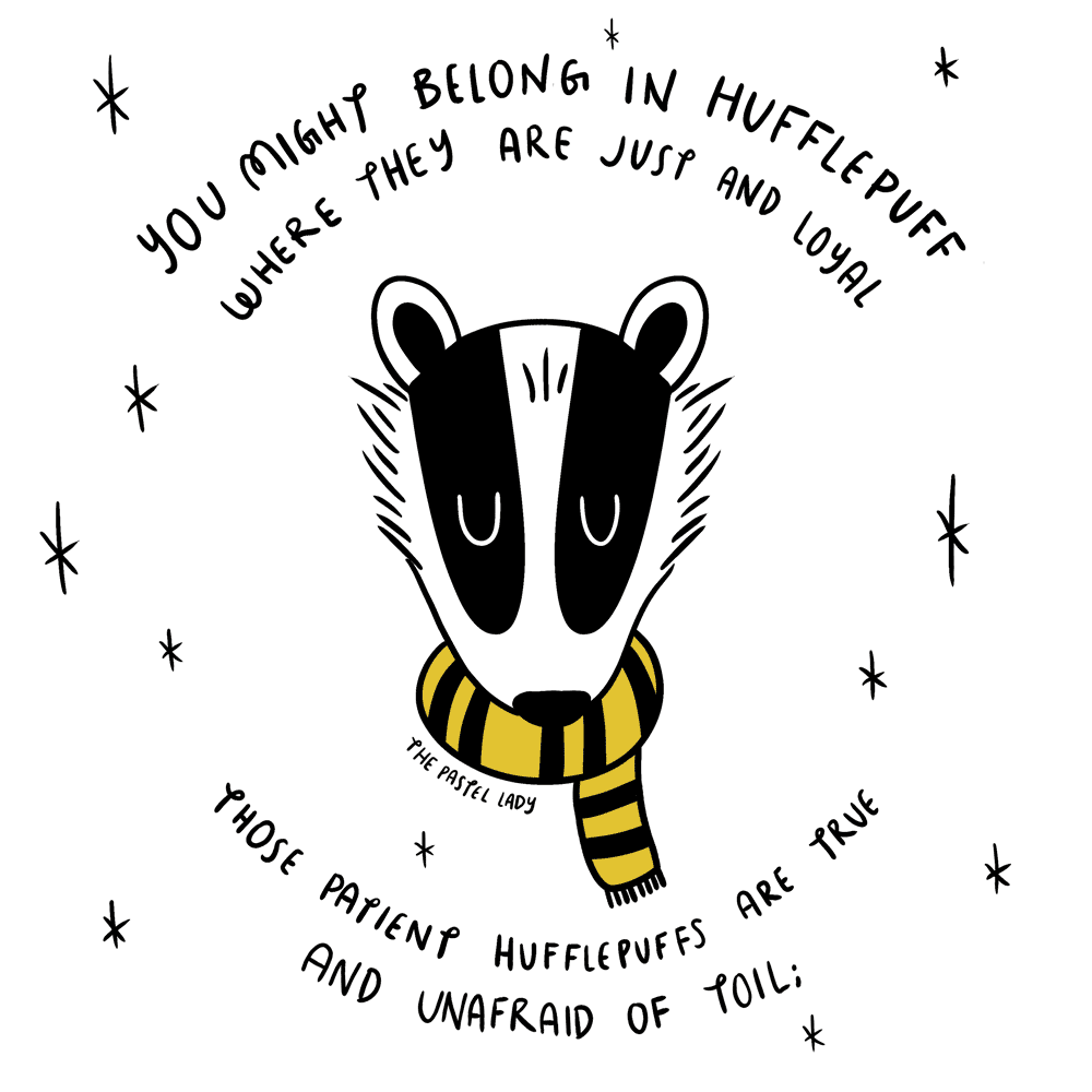 But it's the Hufflepuff badger! 😩🖤💛🦡 I NEED IT #sadlyihavenotbeen