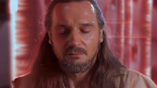 Buddhism in Star WarsApproaching his last moments, Qui-Gon Jinn does not dwell on the anxiety of fig