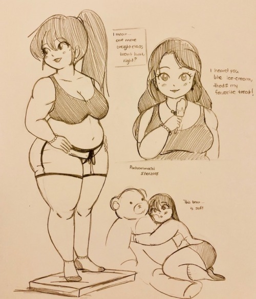 pocharimochi:Another Weight Class Won’t Hurt - Strong Girl. Soft Girl.