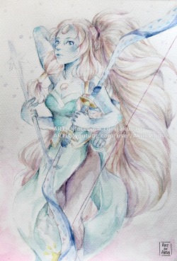 akuo-art:  Opal watercolour. Full HD without watermark in my Patreon. Speed art here   youtu.be/iTg5XTBbKoM    Support me on Patreon twitter / facebook(for comissions!) / deviantart(for comissions too!) /youtube 