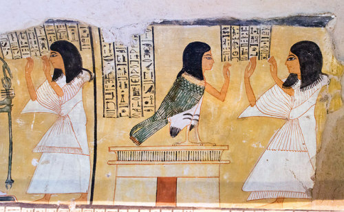 awesomepharoah: Paintings from the tomb of Inherkau *