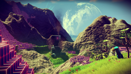 gamefreaksnz:   					No Man’s Sky E3 gameplay demo, new screens					During the Sony press conference at E3 2015, Hello Games gave viewers a brief taste of some No Man’s Sky gameplay.Check out the demo here. 