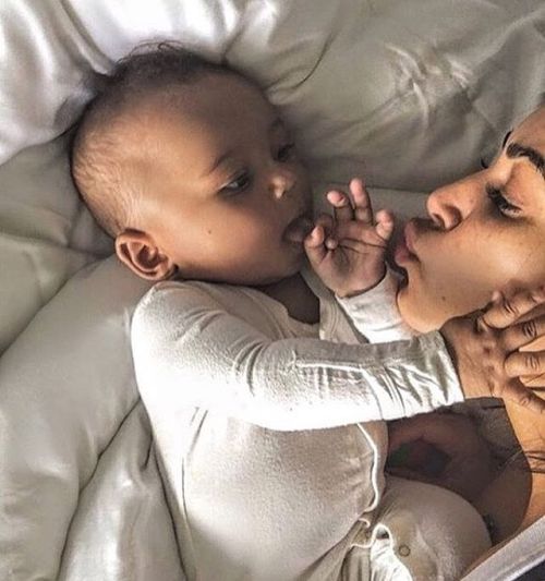 Happy 1 Birthday Saint he is so beautiful #HappyBirthdaySaint #SaintWest #littleboy #perfection #lov