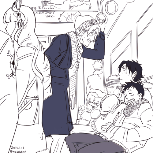 366asl: 12/366“You… want my seat–” “Yes.” “–so Luffy can sleep on you” “YES.”