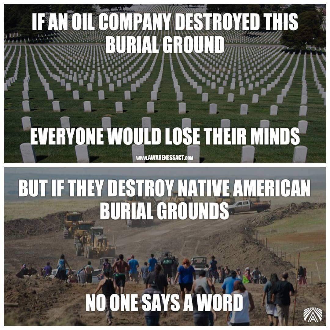 liberalsarecool:  The #DAPL does not need to use this exact land. They can go around. 