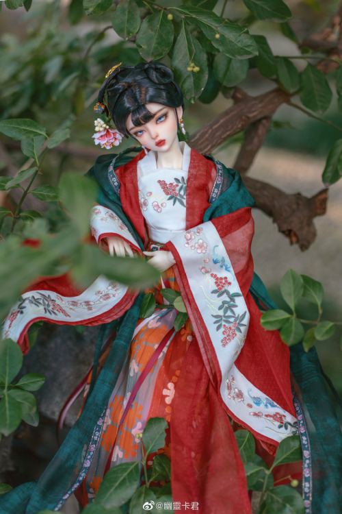 chinese hanfu for bjd dolls by 幽靈卡君