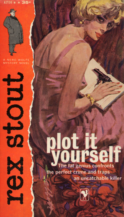 Plot It Yourself. Rex Stout. Bantam Books A2156, 1960. First printing. Cover Artist: Robert Abbett. 