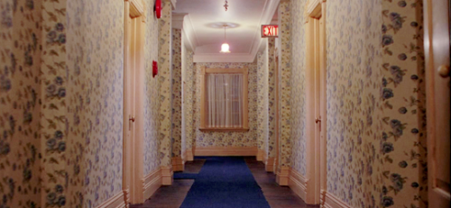 To construct the interiors of the Overlook Hotel, Stanley Kubrick and his production designer, Roy W