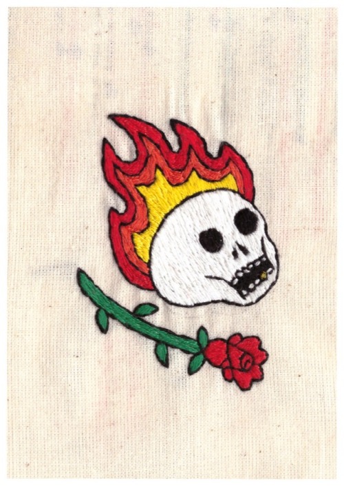 Hand embroideries available at hanecdote.bigcartel.com 