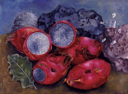 professionalgenius:Frida Kahlo, Still Life: Pitahayas, oil on aluminum, 1938. 