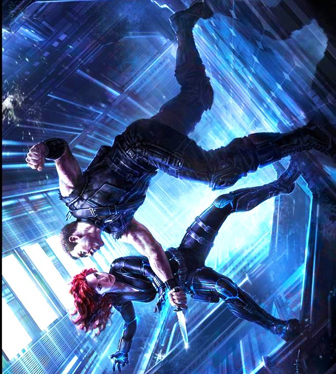 youraveragebadass:  Hawkeye &amp; Black Widow Concept Art The Avengers (2012)
