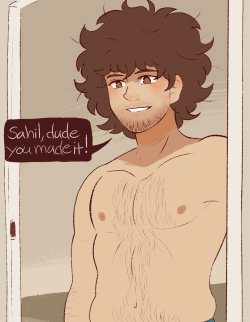 camalilium:  hanging out with ur borderline nudist future boyfriend best friend for the first time