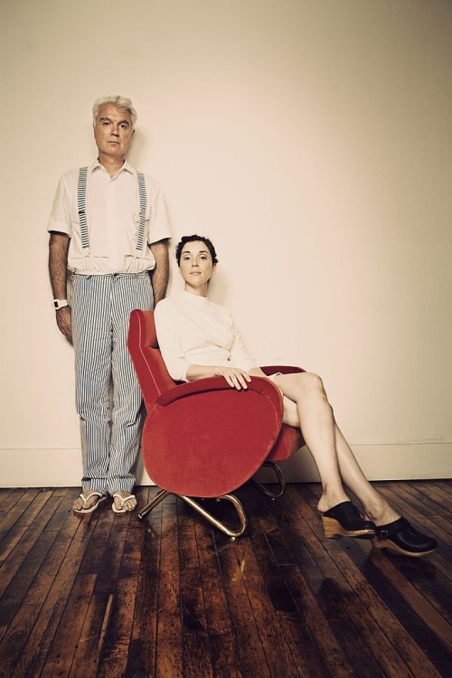 David Byrne and St. Vincent photographed for Uncut UKJuly 18, 2012