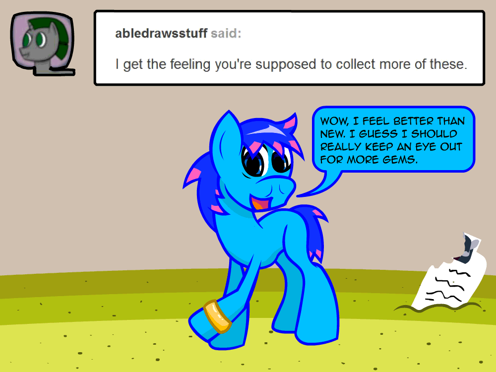 helpabluehorse:helpabluehorse:Blue realized the power of heal α (Hey, mind if i