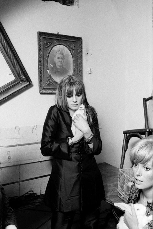 framboisedorleac:Françoise Dorléac and Catherine Deneuve by Jean-Jacques Bugat, 1