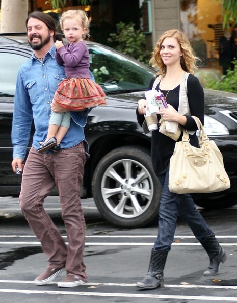 davegrohldoingthings:  Dave Grohl forgets how to hold his child but then quickly