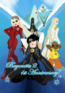 sanaez214:  Bayonetta 2 Fan art.Yesterday