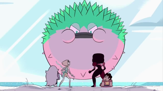 So, I’ve been thinking recently that Steven’s future fusions with other gems have probably all been foreshadowed already, specifically through his alter egos or things bearing his face.The watermelon Stevens for example could hint at Steven and Peridot