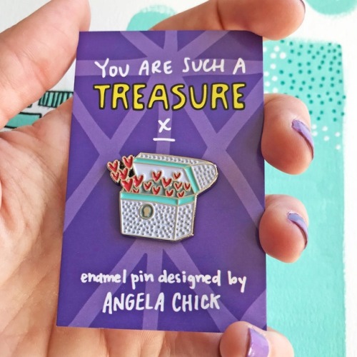 sosuperawesome: Enamel Pins Angela Chick on Etsy See our #Etsy or #Enamel Pins tags