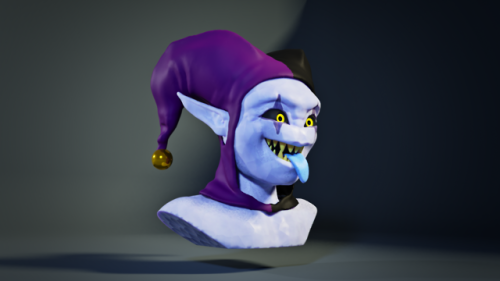 It&rsquo;s too late for Deltarune fanart? lol Well, today on stream I sculpted Jevil from Deltar