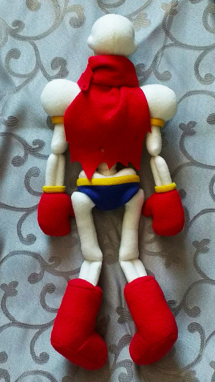 lyviathan:   NYEH HEH HEH! I made a Papyrus plushie! Because I need to be able to