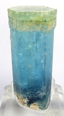 Mineralists:  Beryl Var. Aquamarine With Heliodor Scepter -  Erongo Mountain, Namibia