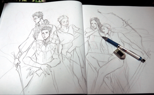 c2oh:  so much room for activities in this big-ass sketchbook lmao. monster garden OCs.